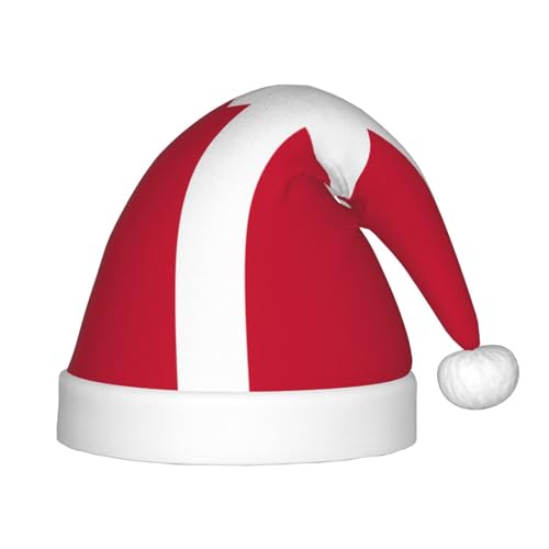 WBQLSL Dänische Flagge Kinder Urlaub Weihnachtsmützen Weihnachten Event Bühnenaufführung Urlaub Party Szene Neujahr Party Mode Kinderhüte von WBQLSL