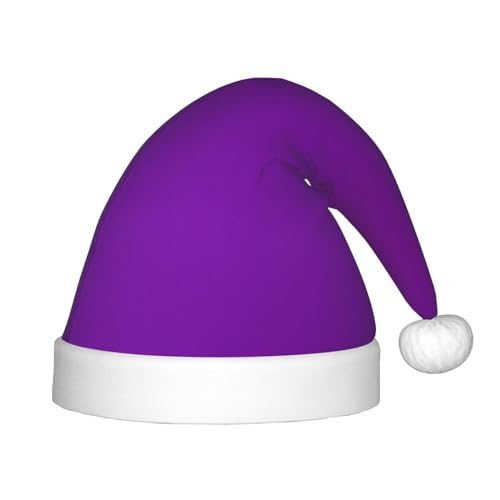 WBQLSL Einfarbige dunkelviolette Kindermode Weihnachtsmütze, Weihnachtsveranstaltung, Bühnenaufführung, Urlaub, Party, Neujahrsparty, Kinderhüte WBQLSL Einfarbige dunkelviolette Kindermode Weihnachtsmütze, Weihnachtsveranstaltung, Bühnenaufführung, Urlaub, Party, Neujahrsparty, Kinderhüte von WBQLSL