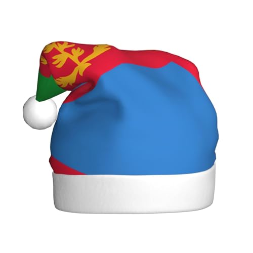 WBQLSL Eritreische Flagge Erwachsene Weihnachtsmütze 39,9 cm hoch Plüsch Weihnachtsmütze Unisex dekorative Mütze Weihnachtsmann Weihnachten Halloween Party WBQLSL Eritreische Flagge Erwachsene Weihnachtsmütze 39,9 cm hoch Plüsch Weihnachtsmütze Unisex dekorative Mütze Weihnachtsmann Weihnachten Halloween Party von WBQLSL