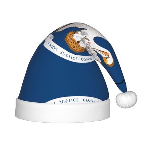 WBQLSL Louisiana State Flag Kinder Urlaub Weihnachtsmützen Weihnachten Event Bühne Aufführung Urlaub Party Szene Neujahr Party Mode Kinderhüte WBQLSL Louisiana State Flag Kinder Urlaub Weihnachtsmützen Weihnachten Event Bühne Aufführung Urlaub Party Szene Neujahr Party Mode Kinderhüte von WBQLSL