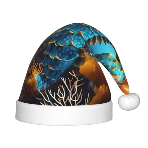 WBQLSL Modische Weihnachtsmützen für Kinder, Seepferdchen, blau, für Weihnachten, Event, Show, Urlaub, Party, Neujahr WBQLSL Modische Weihnachtsmützen für Kinder, Seepferdchen, blau, für Weihnachten, Event, Show, Urlaub, Party, Neujahr von WBQLSL