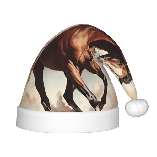 WBQLSL Prancing Brown Horse Kinder Urlaub Weihnachtsmützen Weihnachten Event Bühnenaufführung Urlaub Party Szene Neujahr Party Mode Kinderhüte WBQLSL Prancing Brown Horse Kinder Urlaub Weihnachtsmützen Weihnachten Event Bühnenaufführung Urlaub Party Szene Neujahr Party Mode Kinderhüte von WBQLSL