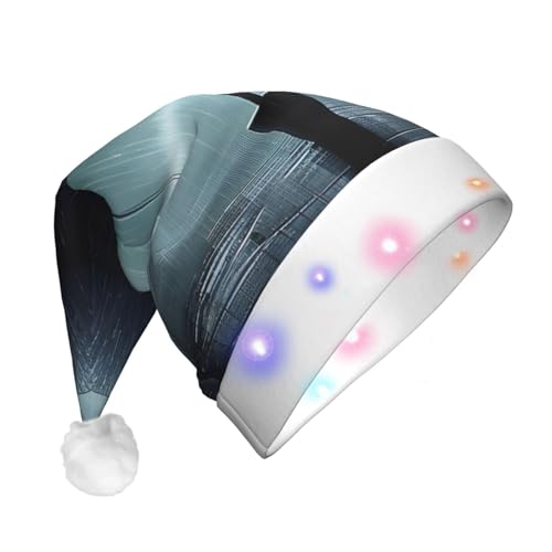 WBQLSL Schwarzer Regenschirm im Regen, warmer und pelziger Partyhut, perfekt für Feiertagsparty-Dekorationen und Geschenke von WBQLSL