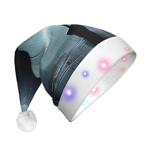 WBQLSL Schwarzer Regenschirm im Regen, warmer und pelziger Partyhut, perfekt für Feiertagsparty-Dekorationen und Geschenke von WBQLSL