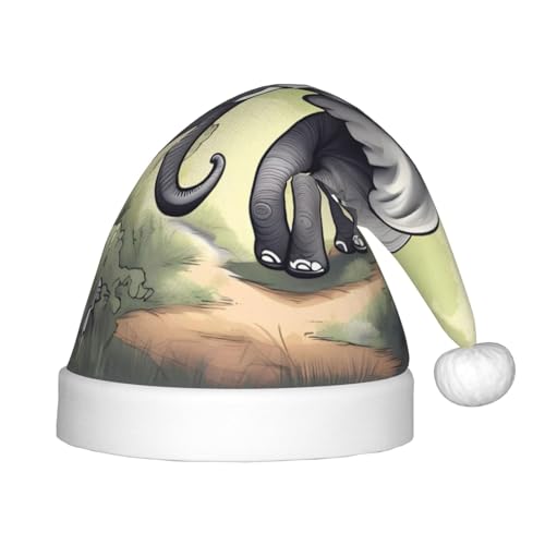 WBQLSL Spazierender Elefant Kindermode Weihnachtsmützen Weihnachten Event Bühnenaufführung Urlaub Party Szene Neujahr Party Kinderhüte von WBQLSL