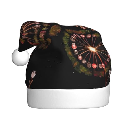 WBQLSL Starry Pusteblume Erwachsene Weihnachtsmütze 39,9 cm hoch Plüsch Weihnachtsmütze Unisex dekorative Mütze Weihnachtsmann Weihnachten Halloween Party WBQLSL Starry Pusteblume Erwachsene Weihnachtsmütze 39,9 cm hoch Plüsch Weihnachtsmütze Unisex dekorative Mütze Weihnachtsmann Weihnachten Halloween Party von WBQLSL