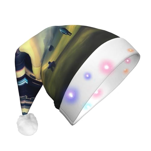 WBQLSL UFO Landing Warm und pelziger Partyhut, perfekt für Feiertagsparty-Dekorationen und Geschenke von WBQLSL