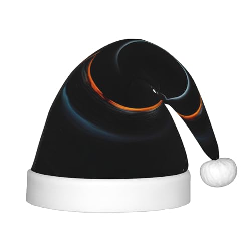 WBQLSL Weihnachtsfeierhüte, Weihnachts- und Neujahrsveranstaltung Bühnenauftritte und andere Feiertagsparty-Szenen, Mysterious Cosmic Black Holes Kinder Weihnachtsmützen von WBQLSL