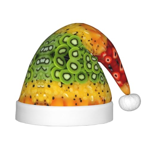 WBQLSL Weihnachtsparty-Hüte, Weihnachts- und Neujahrsveranstaltungen, Bühnenauftritte und andere Feiertagsparty-Szenen, frische Früchte Kinder Weihnachtsmützen von WBQLSL