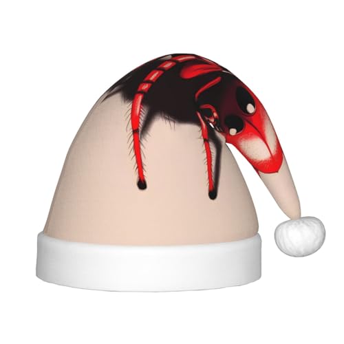 WBQLSL Weihnachtsparty-Hüte, Weihnachts- und Neujahrsveranstaltungen, Bühnenauftritte und andere Feiertagsparty-Szenen, niedliche kleine rote Spinne für Kinder von WBQLSL