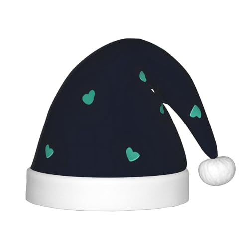 WBQLSL Weihnachtsparty-Hüte, Weihnachts- und Neujahrsveranstaltungen, Bühnenauftritte und andere Feiertagsparty-Szenen, schöne Weihnachtsmützen für Kinder mit blauem Hintergrund von WBQLSL