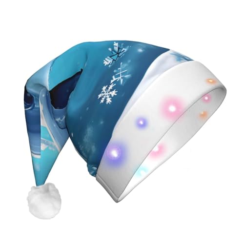 WBQLSL Winter-Delfin-Partyhut, warm und pelzig, perfekt für Feiertagsparty-Dekorationen und Geschenke von WBQLSL