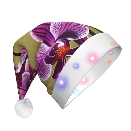 WBQLSL Wunderschöner Orchideen-Partyhut, warm und pelzig, perfekt für Feiertagsparty-Dekorationen und Geschenke von WBQLSL