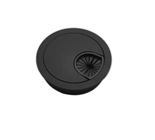 WBTAJZHY Tischkabeldurchführung, 2 Stück Zinklegierung, Kabellochabdeckung, Computertisch, Kabeldurchführung, Lochauslass, Winderhalter, Organizer, Möbelbeschläge(D,53mm) von WBTAJZHY