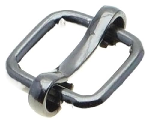 WBTAJZHY Verstellbare Schiebeschnalle aus Metall, 4 Stück, 50 mm/20 mm/26 mm/32 mm/38 mm, Metallschieber, dreifach gleitend, drahtgeformte Rollstiftschnallen, Riemenschieber-Einsteller(G Metal,32mm) von WBTAJZHY