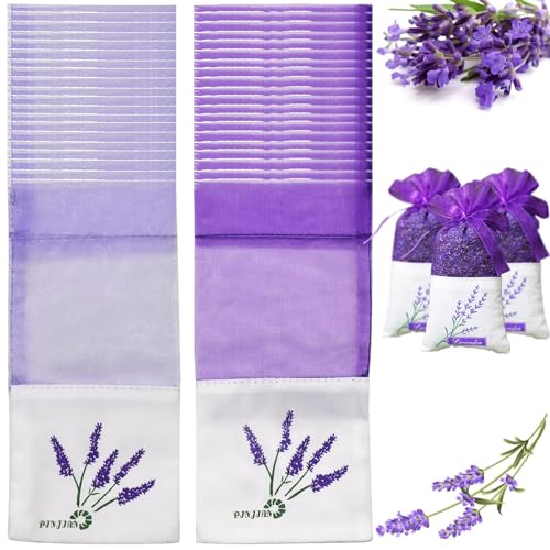 WBYNB Lila Kordelzug Lavendelbeutel, 40 Stück Lavendelbeutel Beutel Leere, Lavendelbeutel Leere, Lavendelsäckchen Beutel, Organzabeutel für Lavendel, für Gewürz Kräuter Schrank Duft Frisch WBYNB Lila Kordelzug Lavendelbeutel, 40 Stück Lavendelbeutel Beutel Leere, Lavendelbeutel Leere, Lavendelsäckchen Beutel, Organzabeutel für Lavendel, für Gewürz Kräuter Schrank Duft Frisch von WBYNB