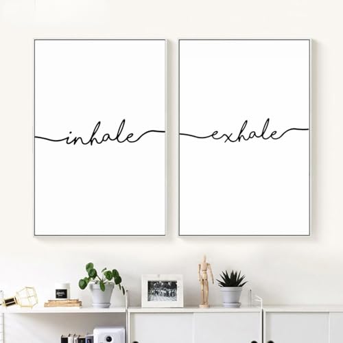 Wandkunst,2 Bilder Set-Abstraktes Poster Buchstaben Leinwand Malerei Kunstdrucke Wand Kunst Bild Wohnzimmer Küche Schlafzimmer Büro Startseite Zimmer Dekoration Kunstwerk-40*50cm/16*20 Zoll(ungerahmt) Wandkunst,2 Bilder Set-Abstraktes Poster Buchstaben Leinwand Malerei Kunstdrucke Wand Kunst Bild Wohnzimmer Küche Schlafzimmer Büro Startseite Zimmer Dekoration Kunstwerk-40*50cm/16*20 Zoll(ungerahmt) von WBYZAC