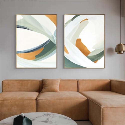 Wandkunst,2 Stück-Abstraktes Weißes Gelbes Blaues Leinwandgemälde Schwarzes Farbplakat Drucken Wandbild Helle Wandkunst Wohnzimmer Büro Zimmer Schlafzimmer Dekoration-50*60cm/20*24 Zoll(ungerahmt) Wandkunst,2 Stück-Abstraktes Weißes Gelbes Blaues Leinwandgemälde Schwarzes Farbplakat Drucken Wandbild Helle Wandkunst Wohnzimmer Büro Zimmer Schlafzimmer Dekoration-50*60cm/20*24 Zoll(ungerahmt) von WBYZAC