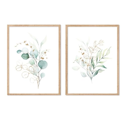 Wandkunst,2 Stück-Boho Aquarell Blumen Grüne Pflanze Blätter Leinwand Malerei Poster Wand Kunst Drucke Bild Küche Schlafzimmer Wohnzimmer Startseite Dekoration Kunstwerk-30*50cm/12*20 Zoll(ungerahmt) Wandkunst,2 Stück-Boho Aquarell Blumen Grüne Pflanze Blätter Leinwand Malerei Poster Wand Kunst Drucke Bild Küche Schlafzimmer Wohnzimmer Startseite Dekoration Kunstwerk-30*50cm/12*20 Zoll(ungerahmt) von WBYZAC