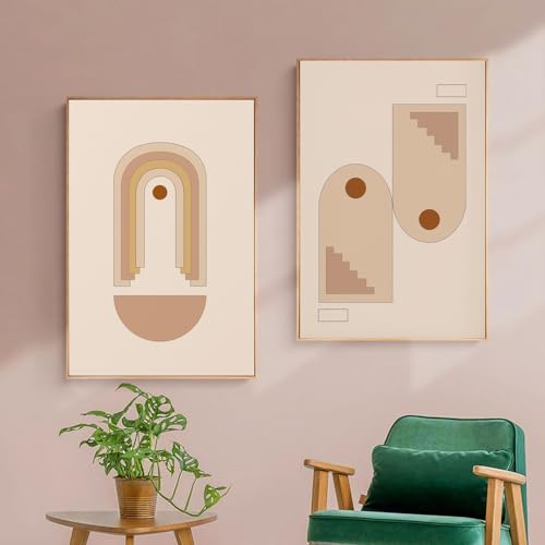 Wandkunstdrucke,2 Stück-Moderne Abstrakte Dot Arch Wand Kunst Leinwand Malerei Nordisch Poster und Drucke Wand Bilder Wohnzimmer Küche Schlafzimmer Büro Hause Dekoration-30*50cm/12*20 Zoll(ungerahmt) Wandkunstdrucke,2 Stück-Moderne Abstrakte Dot Arch Wand Kunst Leinwand Malerei Nordisch Poster und Drucke Wand Bilder Wohnzimmer Küche Schlafzimmer Büro Hause Dekoration-30*50cm/12*20 Zoll(ungerahmt) von WBYZAC