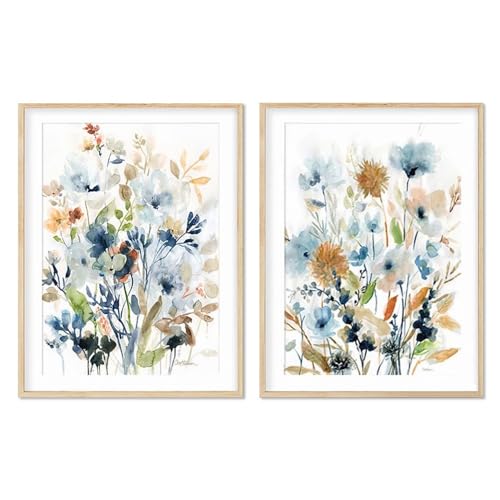 Wandkunstdrucke,Set Von 2-Abstrakte Aquarell Blumen Blätter Botanische Poster Wand Kunst Leinwand Malerei Druck Bilder Küche Schlafzimmer Büro Wohnzimmer Dekor Kunstwerk-40*50cm/16*20 Zoll(ungerahmt) Wandkunstdrucke,Set Von 2-Abstrakte Aquarell Blumen Blätter Botanische Poster Wand Kunst Leinwand Malerei Druck Bilder Küche Schlafzimmer Büro Wohnzimmer Dekor Kunstwerk-40*50cm/16*20 Zoll(ungerahmt) von WBYZAC