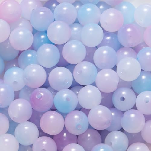 WBZOWRB 8mm Jade Perlen, 100 Stück, Rund, Glas, Perlen, Schmuckherstellung, Handwerkskunst, Grün, Blau, Lila WBZOWRB 8mm Jade Perlen, 100 Stück, Rund, Glas, Perlen, Schmuckherstellung, Handwerkskunst, Grün, Blau, Lila von WBZOWRB