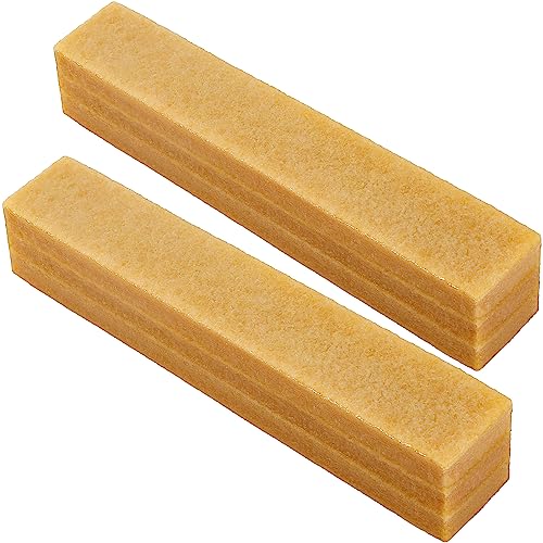 WCIC Schleif-Reinigungsstab aus Naturkautschuk, Radierstift für Schleifbänder & Schleifscheiben & Skateboard-Griffreiniger & Holzbearbeitungs-Radiergummi (30cm x 5cm x 5cm (2 Stück)) von WCIC