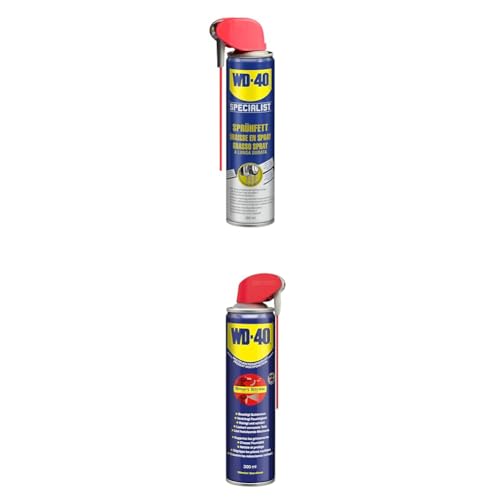 Bundle of WD-40 SPECIALIST Sprühfett 300ml + WD-40 Multifunktionsprodukt Smart Straw 300ml von WD-40 Specialist