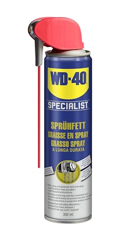 WD-40 Specialist Sprühfett Smart Straw 300ml – Hochviskoses Sprühfett für Zahnräder, Scharniere & Seilzüge, bildet eine widerstandsfähige Schutzschicht für dauerhafte Schmierung unter Belastung WD-40 Specialist Sprühfett Smart Straw 300ml – Hochviskoses Sprühfett für Zahnräder, Scharniere & Seilzüge, bildet eine widerstandsfähige Schutzschicht für dauerhafte Schmierung unter Belastung von WD-40 Specialist