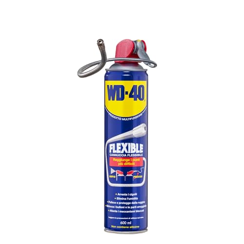 WD-40 39450 Multifunktions-Schmiermittel, grau, 600 ml/doppia posizione/cannuccia flessibile von WD-40