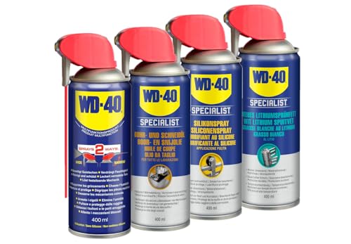 WD-40 Karosserie-Kit Pflegeset mit Bohr- & Schneidöl, Multifunktions-, Silikonspray & Lithiumfett WD-40 Karosserie-Kit Pflegeset mit Bohr- & Schneidöl, Multifunktions-, Silikonspray & Lithiumfett von WD-40