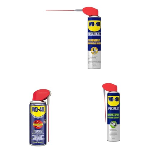 WD-40 Specialist Silikonspray, Multifunktionsprodukt & Kontaktspray Bundle – Die ultimative Lösung für Wartung und Pflege von WD-40