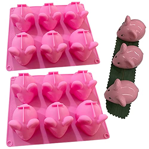 WonDerfulC Silikonform mit 6 Mulden, kreative Seife, Kerze, Aromatherapie, Gips, Ton, Harz, DIY, Kuchen, Mousse, Pudding, Dekoration, 2 Stück WonDerfulC Silikonform mit 6 Mulden, kreative Seife, Kerze, Aromatherapie, Gips, Ton, Harz, DIY, Kuchen, Mousse, Pudding, Dekoration, 2 Stück von WDC