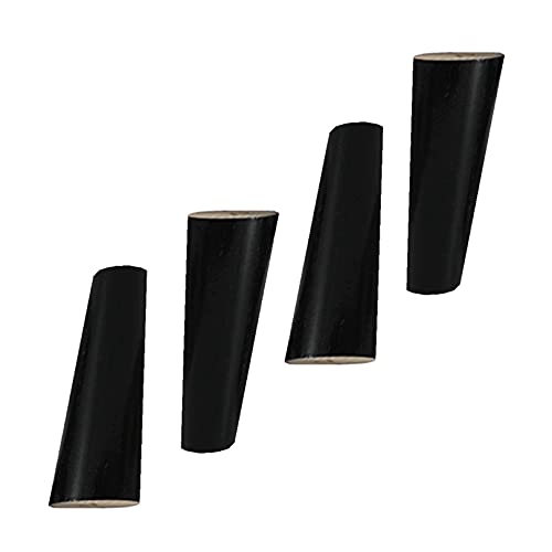 WDCDYQDH 4 Stück Möbelbeine, Holzfüße, schräge Kegelstütze, Ersatz für Schrank, Sofa (60 cm) (eine Farbe, 10 cm) von WDCDYQDH