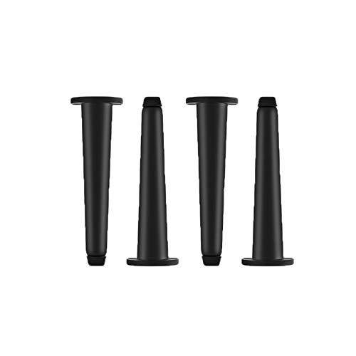 WDCDYQDH 4 Stück Möbelbeine aus Metall, höhenverstellbar, Füße für Schreibtisch, Couchtisch, Bank aus reinem Kupfer (schwarz 21 cm/8 Zoll) 30,5 cm/12 Zoll von WDCDYQDH