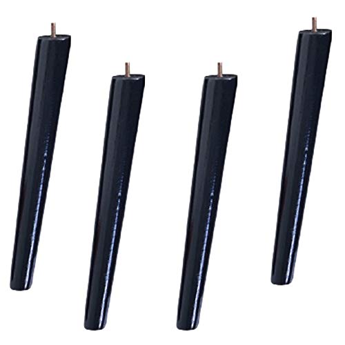 WDCDYQDH Möbelbeine aus Holz, 4er-Set, Massivholz, Ersatzfüße für Sofas, Sessel, Schränke, Kegelbeine (gerade 10 cm/3,9 Zoll) (schräg 50 cm/19,7 Zoll) von WDCDYQDH