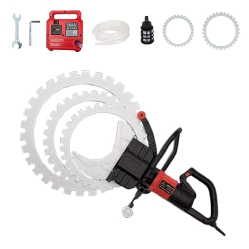 Einstellfreie Betonringsäge, Sägeblattdurchmesser 410mm/520mm/600mm, Elektrische Ringsäge mit Nasswasserzufuhr und Staubschutz, Schnitttiefe 300mm/400mm/500mm, Für Beton, Stein,220V-410+600mm Einstellfreie Betonringsäge, Sägeblattdurchmesser 410mm/520mm/600mm, Elektrische Ringsäge mit Nasswasserzufuhr und Staubschutz, Schnitttiefe 300mm/400mm/500mm, Für Beton, Stein,220V-410+600mm von WDDEYYDS