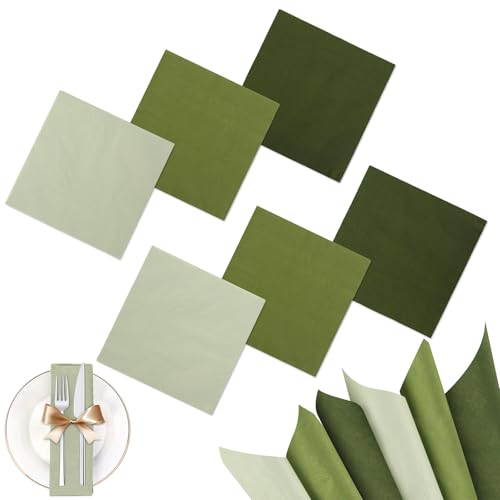 60 Stück Servietten Grün 33x33cm Salbeigrüne Papierservietten Servietten Eukalyptus Einwegservietten Tischdeko Cocktailservietten für Dinner Hochzeit Party Brautparty 60 Stück Servietten Grün 33x33cm Salbeigrüne Papierservietten Servietten Eukalyptus Einwegservietten Tischdeko Cocktailservietten für Dinner Hochzeit Party Brautparty von WDFCN