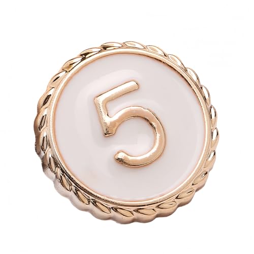 5 Stück beschichtete große Knöpfe aus Kunststoff und Harz mit ölbeschichteter Oberfläche, Schaftknöpfe, elegante Nähknöpfe für Mäntel, Windjacken, Jacken, Pullover und DIY-Projekte von WDFCSIX