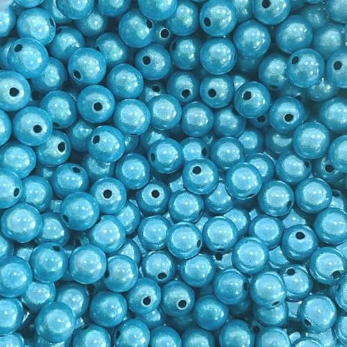 WDHJMA 60/100/200/300/600 Stück 4–30 mm reflektierende Perlen, 3D-Illusion, Wunderperlen, Stickerei, Acrylperlen für die Schmuckherstellung, hübsch unter Licht von WDHJMA