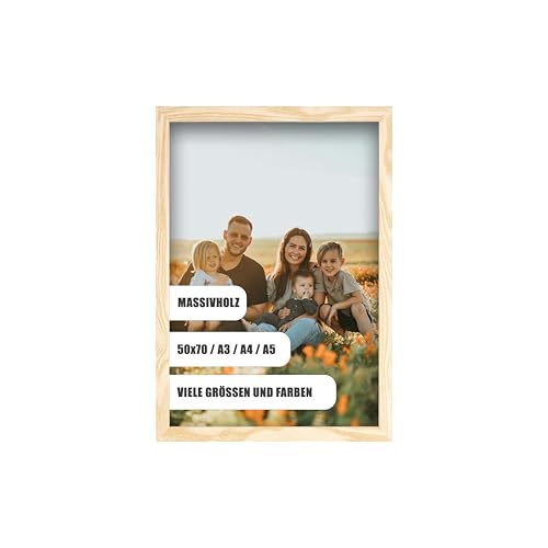 WDN CRAFT Natur Holz Bilderrahmen din A5 14,8 x 21 cm - Kiefer Fotorahmen Holz 14,8 x 21 Naturfarbenes mit Acrylglas WDN CRAFT Natur Holz Bilderrahmen din A5 14,8 x 21 cm - Kiefer Fotorahmen Holz 14,8 x 21 Naturfarbenes mit Acrylglas von WDN CRAFT
