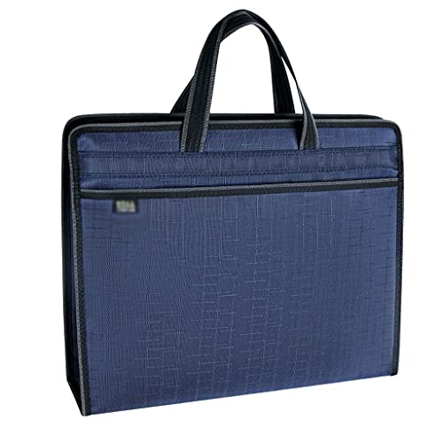 Dokumentenmappe Wasserdicht Datenordner Tragbare Mode Oxford Canvas Dokumententasche Große Kapazität Reißverschluss Ordner für Zuhause, Büro und Reisen Dokumentenmappe Wasserdicht Datenordner Tragbare Mode Oxford Canvas Dokumententasche Große Kapazität Reißverschluss Ordner für Zuhause, Büro und Reisen von WDPP