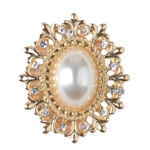 WDSBZNB Strassknöpfe 8 Stücke Oval Gold Metall Perle Strass Flatback Knopf Schleifen Dekoration Haar Verzierungen DIY Handwerk Liefert WDSBZNB Strassknöpfe 8 Stücke Oval Gold Metall Perle Strass Flatback Knopf Schleifen Dekoration Haar Verzierungen DIY Handwerk Liefert von WDSBZNB