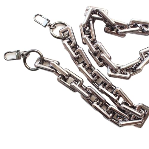 WDSBZNB Taschenkette 1PC Harz Ersatz Kette Abnehmbare Teile Strap Frauen Schulter Griff Platz Kette Frau Tasche Zubehör 60cm(Black) von WDSBZNB