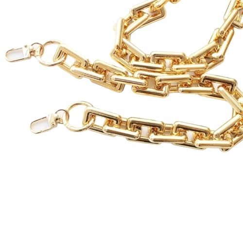 WDSBZNB Taschenkette 1PC Harz Ersatz Kette Abnehmbare Teile Strap Frauen Schulter Griff Platz Kette Frau Tasche Zubehör 60cm(Gold) von WDSBZNB