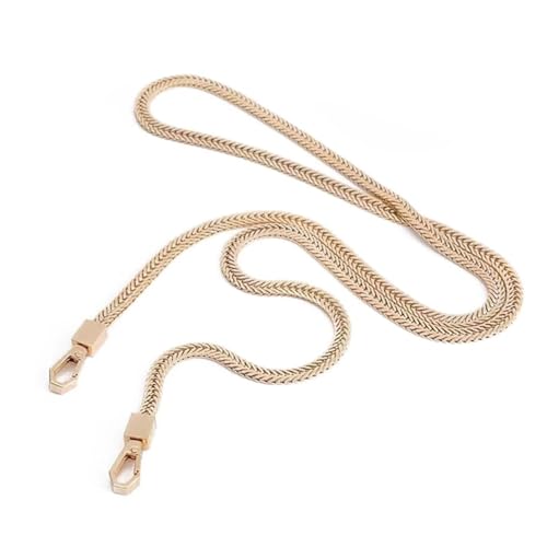 WDSBZNB Taschenkette 60 Cm/120 cm Handtasche Metall Ketten Umhängetasche Riemen DIY Geldbörse Kette Abnehmbare Geldbörse Kette Riemen Crossbody Schulter Kreuz Körper(3,120cm) von WDSBZNB