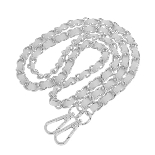 WDSBZNB Taschenkette Geldbörse Handtasche Griff Schultertasche Ersatzkette Taschenriemen Silber Weiß WDSBZNB Taschenkette Geldbörse Handtasche Griff Schultertasche Ersatzkette Taschenriemen Silber Weiß von WDSBZNB