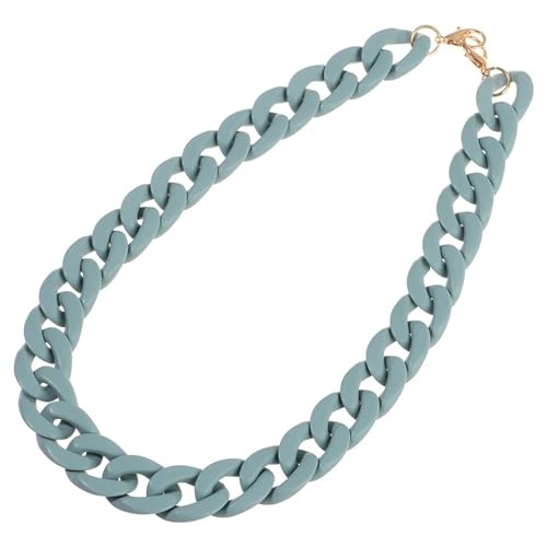 WDSBZNB Taschenkette Kunststoff-Taschenkette, Taschenriemen, Austauschbares, Abnehmbares Taschenzubehör, Bunte Damen-Harz-Kette Der Taschen-Geldbeutel-Kette(Blue) von WDSBZNB