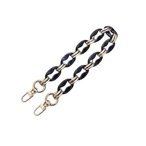 WDSBZNB Taschenkette Mode 40/60 cm Schulter Griff Kette Abnehmbare Teile Kette Harz Strap Frauen Tasche Ersatz Zubehör(40cm Style C) von WDSBZNB