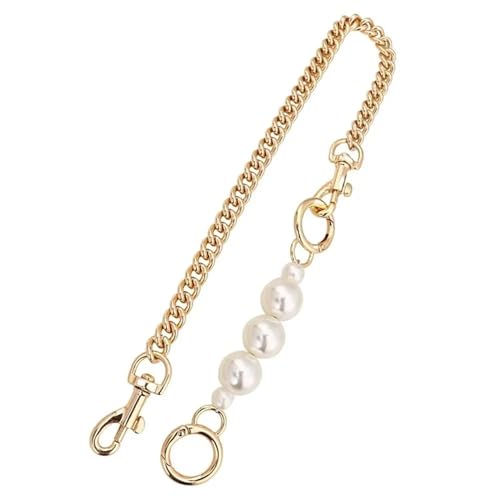 WDSBZNB Taschenkette Taschenkettenriemen Extender Taschenkettenkette for Handtasche Perlenverlängerungskette Taschenkettenketten Handtasche Damen Taschen Gürtel(Gold) von WDSBZNB